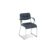 Flappy U-bend Steel Build Visitor Chair - Fix Armrests - Padded Rexine Back And Cushion Seating (2)