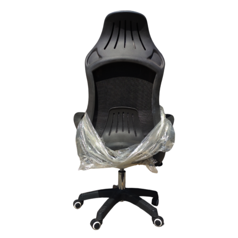 Game-on Manager Ergonomic Chair - High Back Mesh Build With Fix Headrest- Fix Armrests - Lumbar Back Support - Height Adjustment - 360 Degree Rotation - Image 4