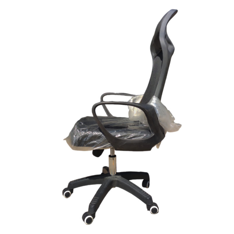 Game-on Manager Ergonomic Chair - High Back Mesh Build With Fix Headrest- Fix Armrests - Lumbar Back Support - Height Adjustment - 360 Degree Rotation - Image 2