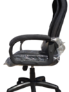 Mark-6 Manager Ergonomic Chair  - High Back Mesh Build With Embedded Headrest- Fix Cushioned Armrests - Embedded Lumbar Back Support - Height Adjustment - 360 Degree Rotation - 1 Year Wa - Image 4