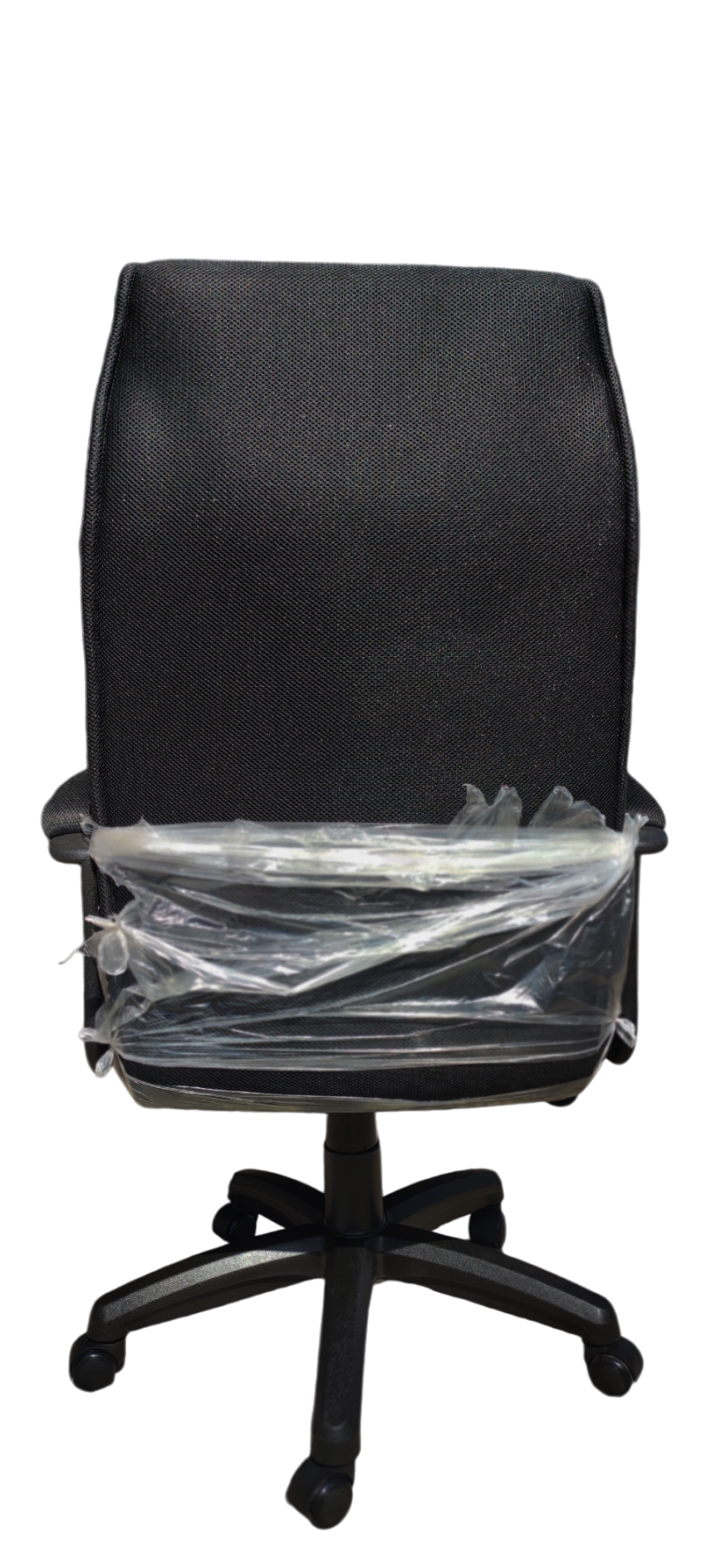 Mark-6 Manager Ergonomic Chair  - High Back Mesh Build With Embedded Headrest- Fix Cushioned Armrests - Embedded Lumbar Back Support - Height Adjustment - 360 Degree Rotation - 1 Year Wa - Image 3