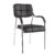 S-bend Tetra Footer Visitor Chair - Cushioned Rexine Back & Seating - Steel Build