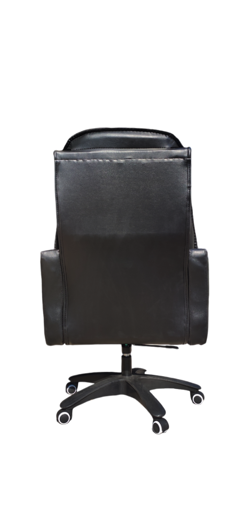 Seth Saab Ceo Executive Chair - Triple-layer Rexine Cushion Seating -  Lumbar Back Support - 360 Degree Rotation - Padded Armrests - Wheel Foundation - Height Adjustment Featu - Image 5