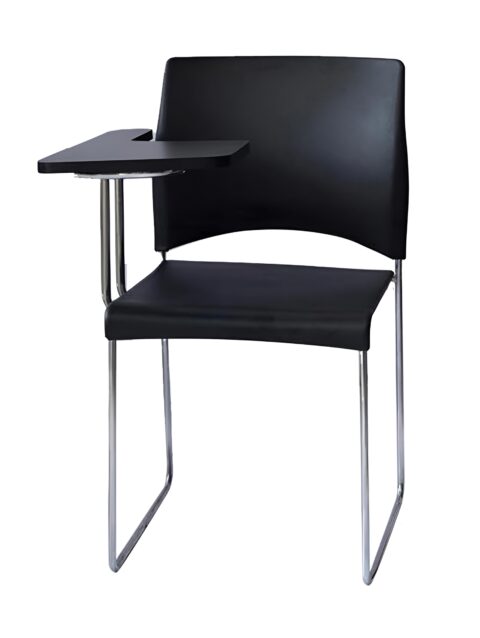 Studa U-bend University Chair - Steel Build - Fibre Back & Seating - Writing Tablet