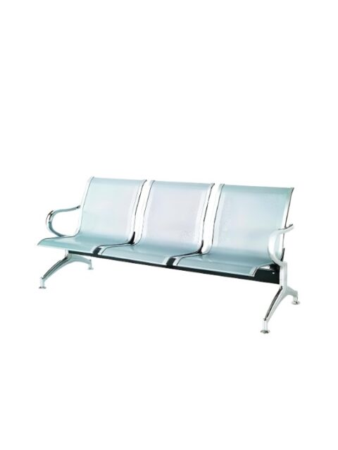 Stella Three Seater Stainless Steel Visitor Bench