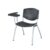 Tablo University Chair - Tetra Footing Steel Build - Fiber Back & Seating - Writing Tablet