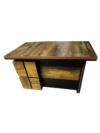 Camello Office Table - Dualshade Build - Three Lockable Drawers (Addable Side Rack For File - Three Sizes Available - Image 2