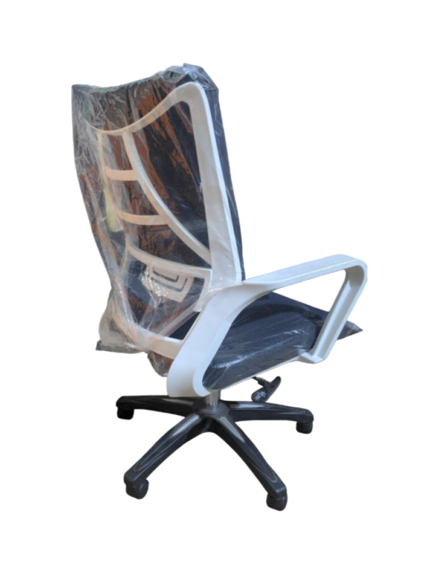 Clipper Ergonomic Manager Chair - Wide High Back Mesh Build - Adjustable Headrest - Fix Armrests - Lumbar Back Support - Height Adjustment - 360 Degree Rotation - Imported