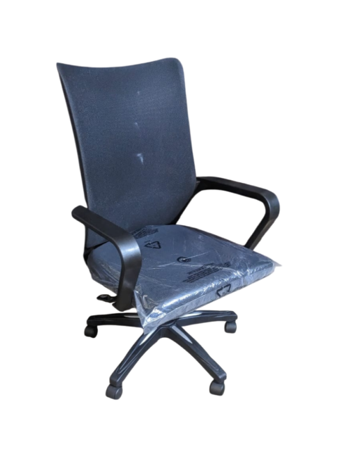 Clipper Pro Ergonomic Manager Chair - Wide High Back Mesh Build - Adjustable Headrest - Fix Armrests - Lumbar Back Support - Height Adjustment - 360 Degree Rotation - Imported