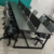 Double 4-person Team Workstation With Short Soft Dividers - 18 Guage Metal Foundation