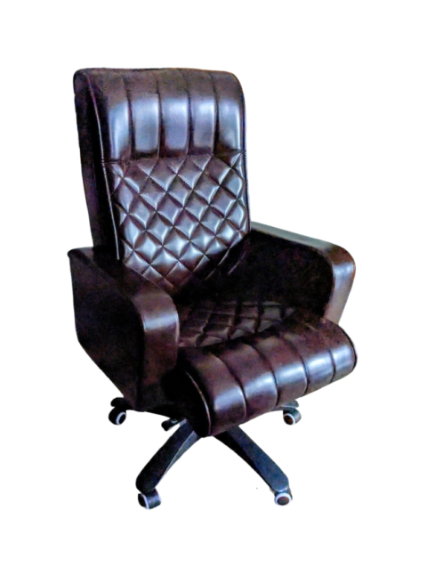 MAFIA CEO EXECUTIVE CHAIR - TRIPLE-LAYER REXINE CUSHION SEATING - LUMBAR BACK SUPPORT - 360 DEGREE ROTATION - PADDED ARMRESTS - WHEEL FOUNDATION - HEIGHT ADJUSTMENT FEAT