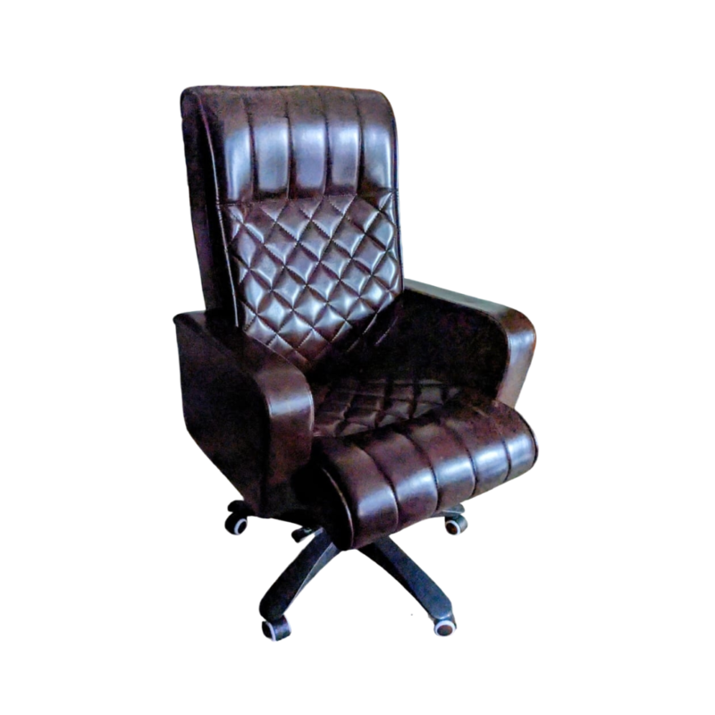 MAFIA CEO EXECUTIVE CHAIR - TRIPLE-LAYER REXINE CUSHION SEATING - LUMBAR BACK SUPPORT - 360 DEGREE ROTATION - PADDED ARMRESTS - WHEEL FOUNDATION - HEIGHT ADJUSTMENT FEAT