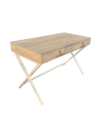 Tubox Cross-legged Office Study Table With Double Lockable Drawers