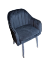 Zebra Visitor Office Chair - Foam Build With Steel Foundation - Cafe Chair - Kitchen Chair - Dining Chair - Lounging Chair - Customizable Colour